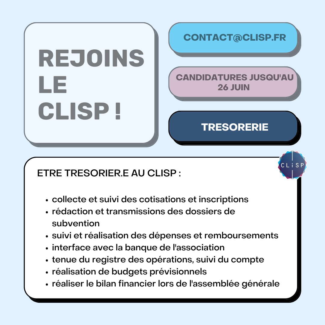 CLISP — Internes de santé publique tweet media