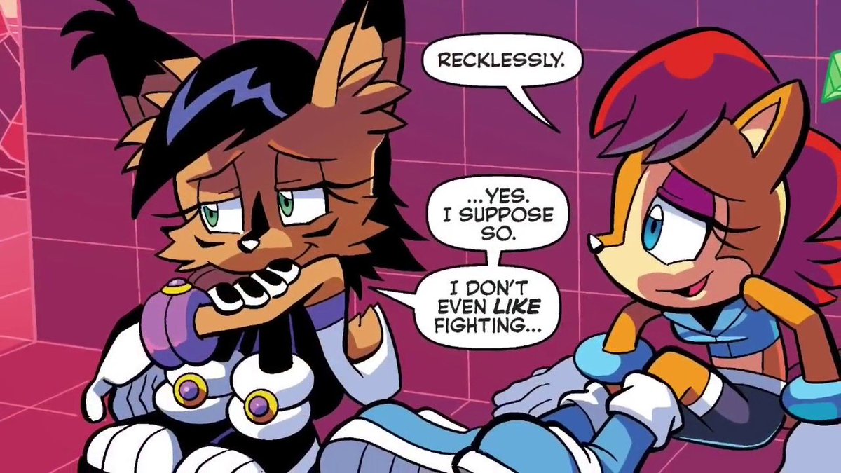 So since #rally4sally is back I'm make a tweet to help boost it in the trending and since pride month is in a few days we also need Sally's girlfriend back, also the other freedom fighters but these 2 especially