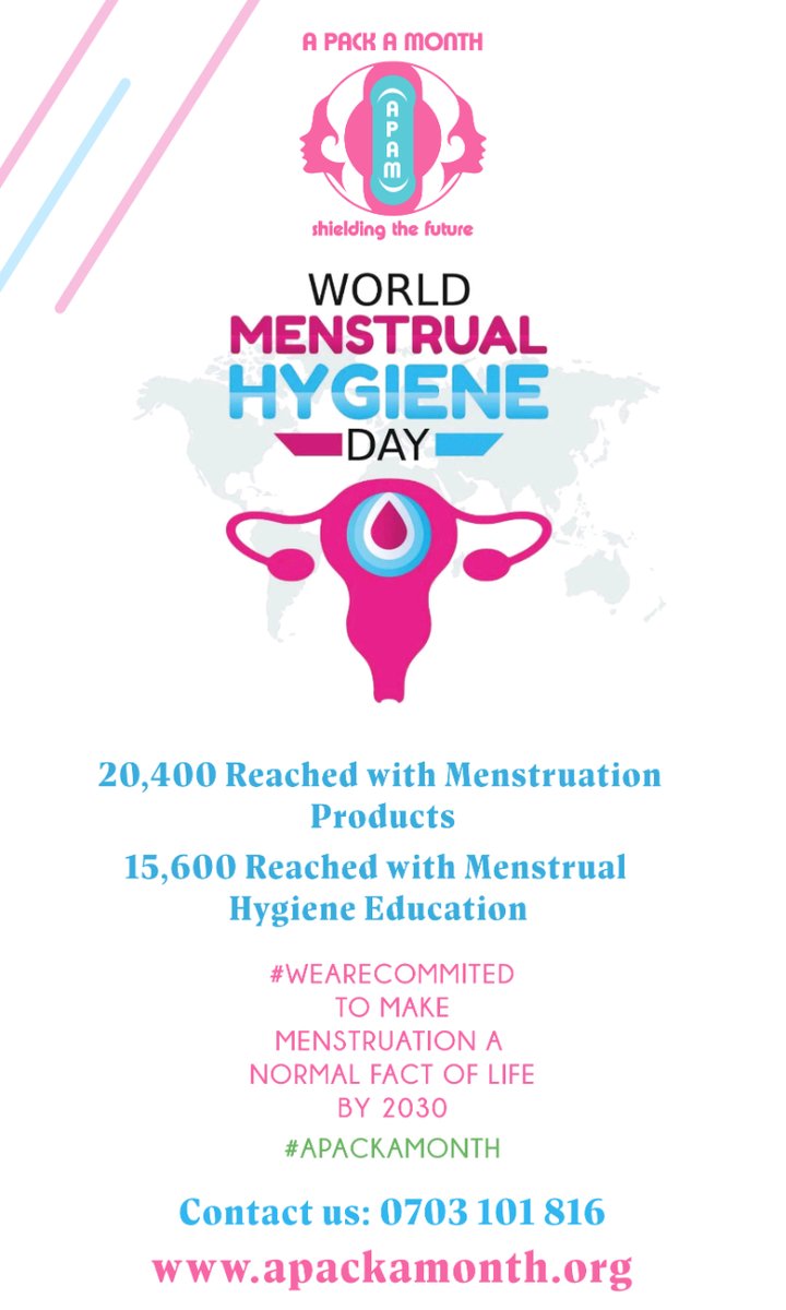 Because #Menstruationmatters at A PACK A MONTH #wearecommitted to #eradicatetransactionalsex #endperiodpoverty #endperiodshame #keepingGirlsInSchool #endGBV #endteenagepregnancy for each AGYW #apackamonth