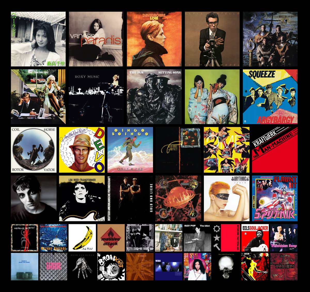 hardplus4's tweet image. #私を構成する42枚
私もやってみました。やはり10代後半から20代前半に聴いていたものが多いですね。