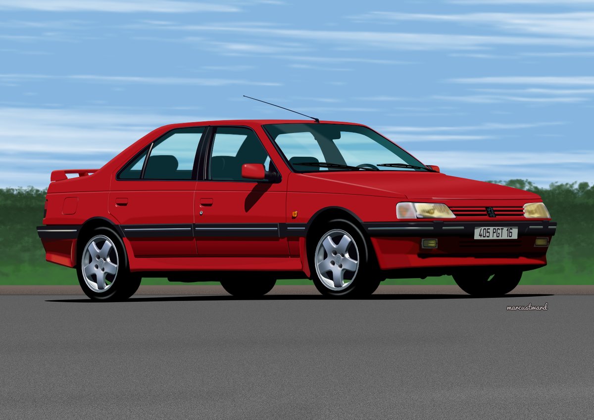 Latest Drawing

#PugDaySunday 

#Peugeot #405T16

Hope you like it. 👍

Drawn using #AffinityV2 #Affinity #Designer 
#Vector #AutoArt #CarDrawing