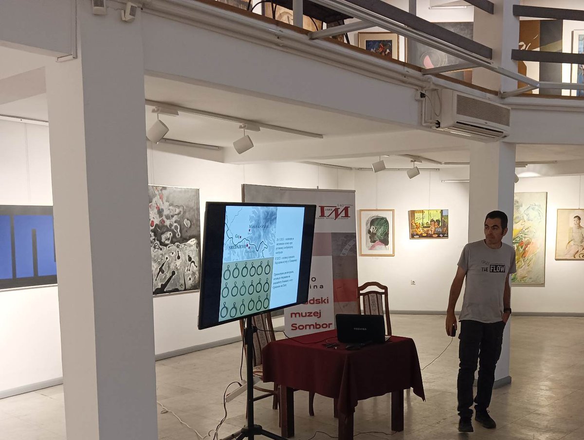 theFLOWserbia's tweet photo. @VojislavF, member of the project, presented some of the results of THE FLOW project at the annual meeting of the Serbian Archaeological Society in Sombor.
#THE_FLOW
#programideje
#fondzanauku
@arheoinst https://t.co/5D4XCcakvX