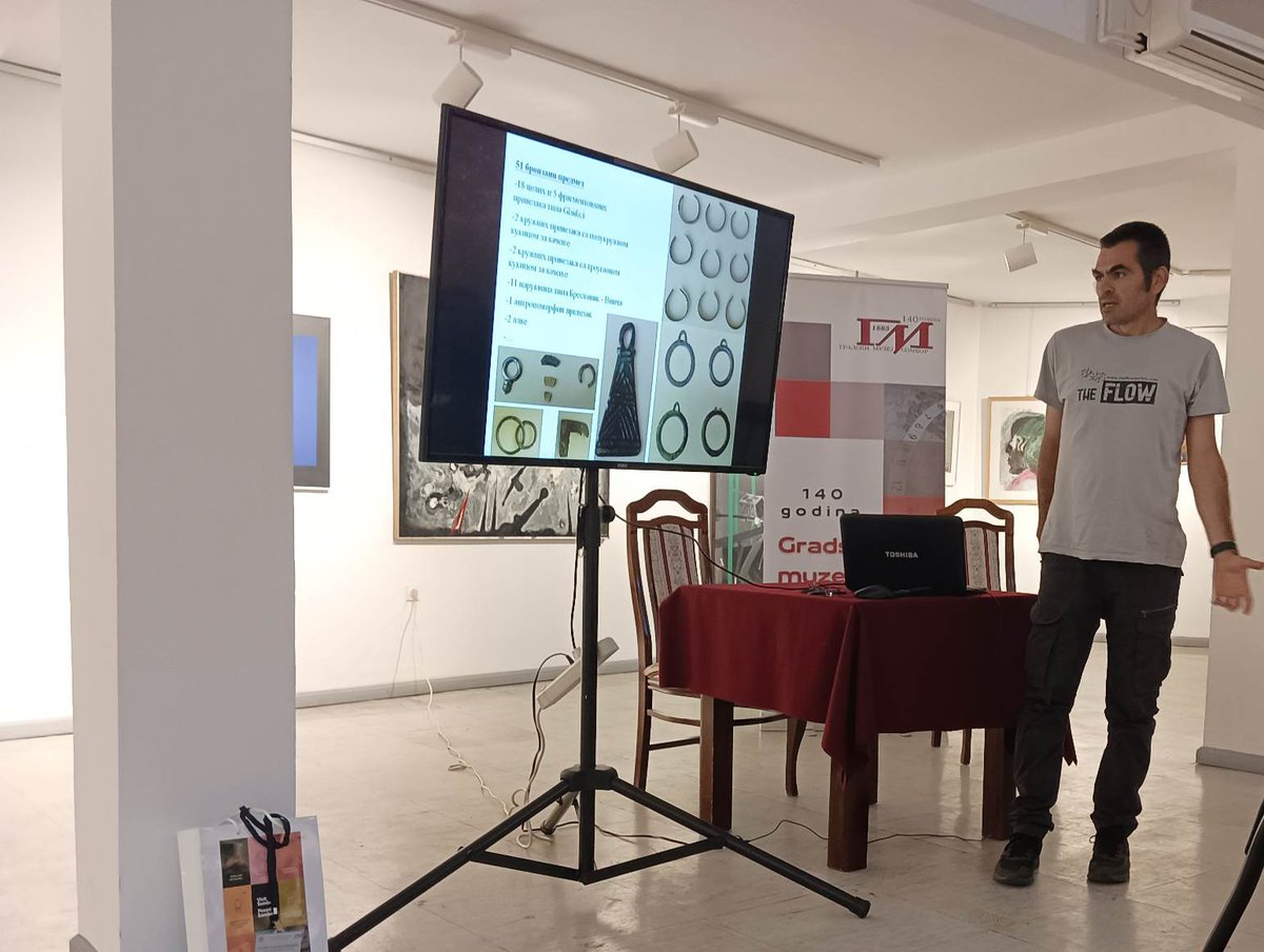 theFLOWserbia's tweet photo. @VojislavF, member of the project, presented some of the results of THE FLOW project at the annual meeting of the Serbian Archaeological Society in Sombor.
#THE_FLOW
#programideje
#fondzanauku
@arheoinst https://t.co/5D4XCcakvX