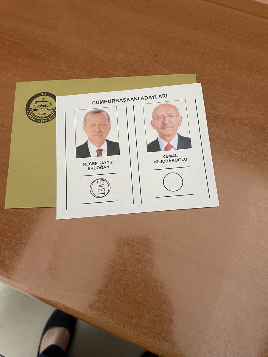 Oyumu verdim. #oylarErdogana #OyKullan