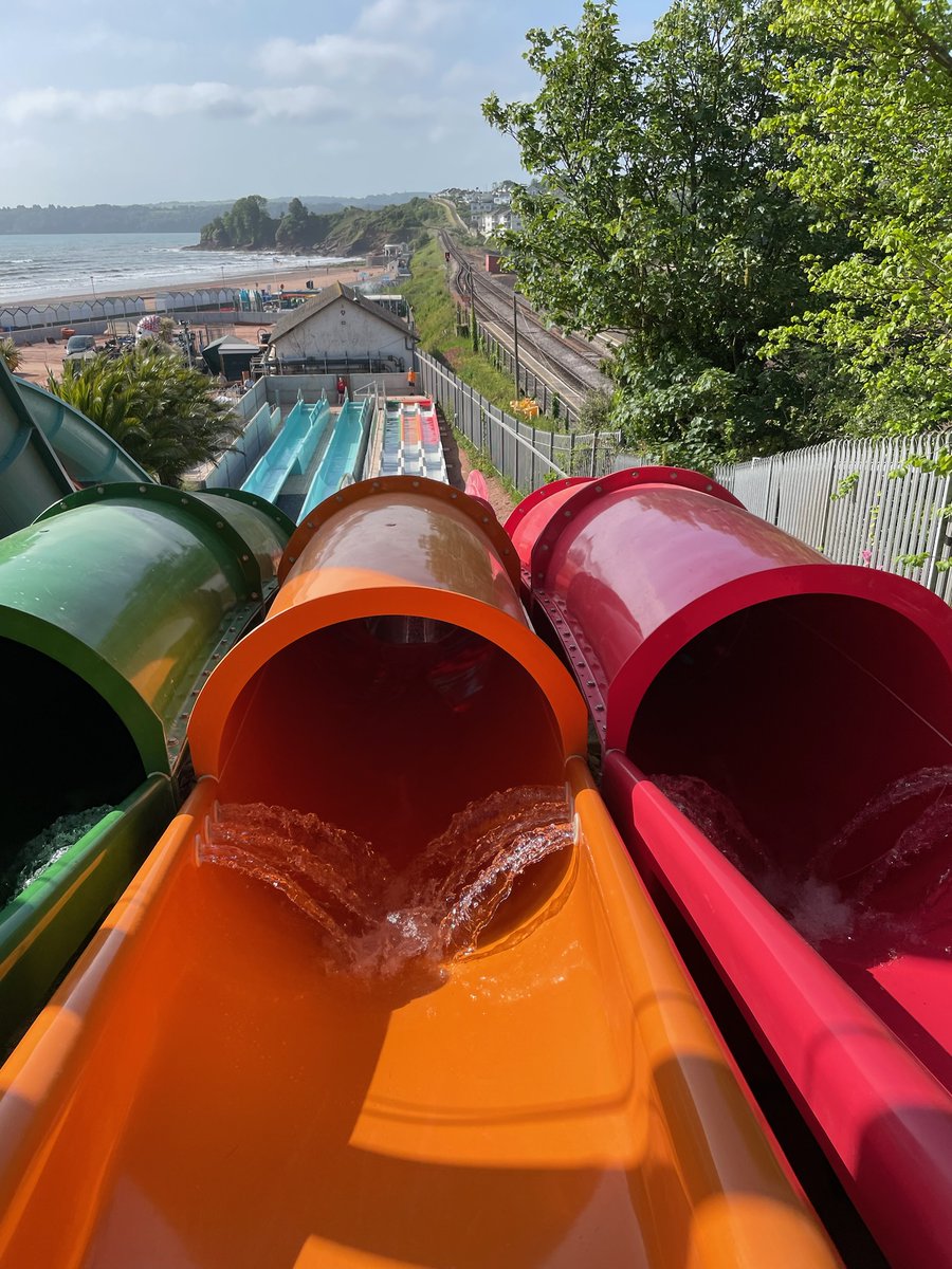 Did you know our new slide opens this weekend? We are open for the half-term holidays. splashdownwaterparks.co.uk/quaywest Please book before you go - no walk ups.