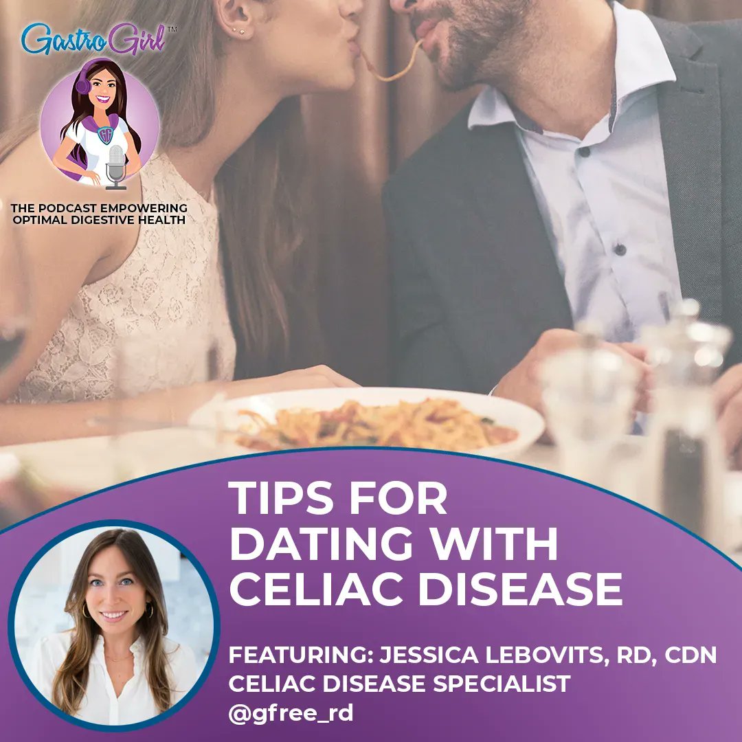 Dating with #celiacdisease is extra difficult, but not impossible! Listen to the latest episode featuring Jessica Lebovitz RD - a #celiac expert! Find her at <a href="/gfree_rd/">Jessica Lebovits, RD, CDN</a> and watch this episode on our YouTube!

buff.ly/3oxO6mg 

#celiacdiseaseawarenessmonth