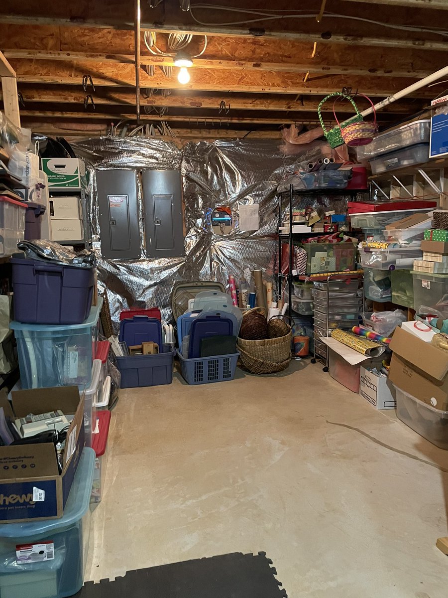 life_on_track's tweet photo. In just 2 hours, I helped this client organize her basement storage room enough to clear a good amount of floor space. More work to do with the stuff on the shelves but a very good start! #getorganized #declutter #basementorganization #storageroom https://t.co/lt7e3AQE87