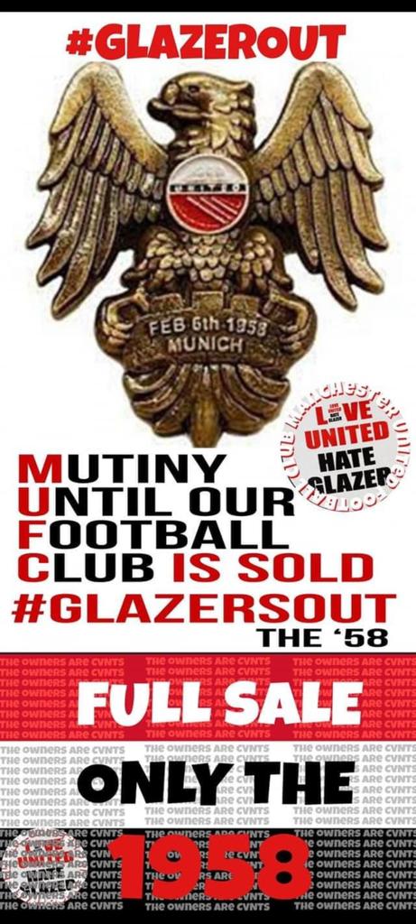 The PARASITES have to gooooooo....!!! #GlazersOutNOW #GlazersBURNinHELL #EnoughIsEnough