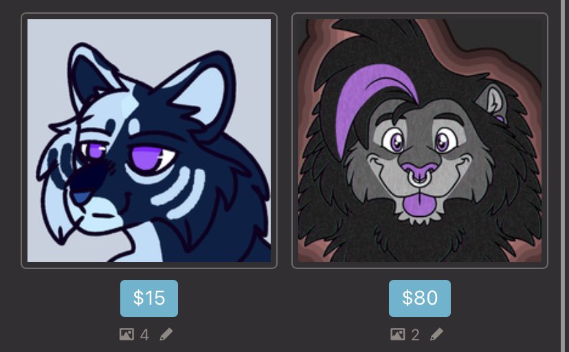 I also have some characters for sale on my toyhouse here: toyhou.se/ProbablyALion/…
