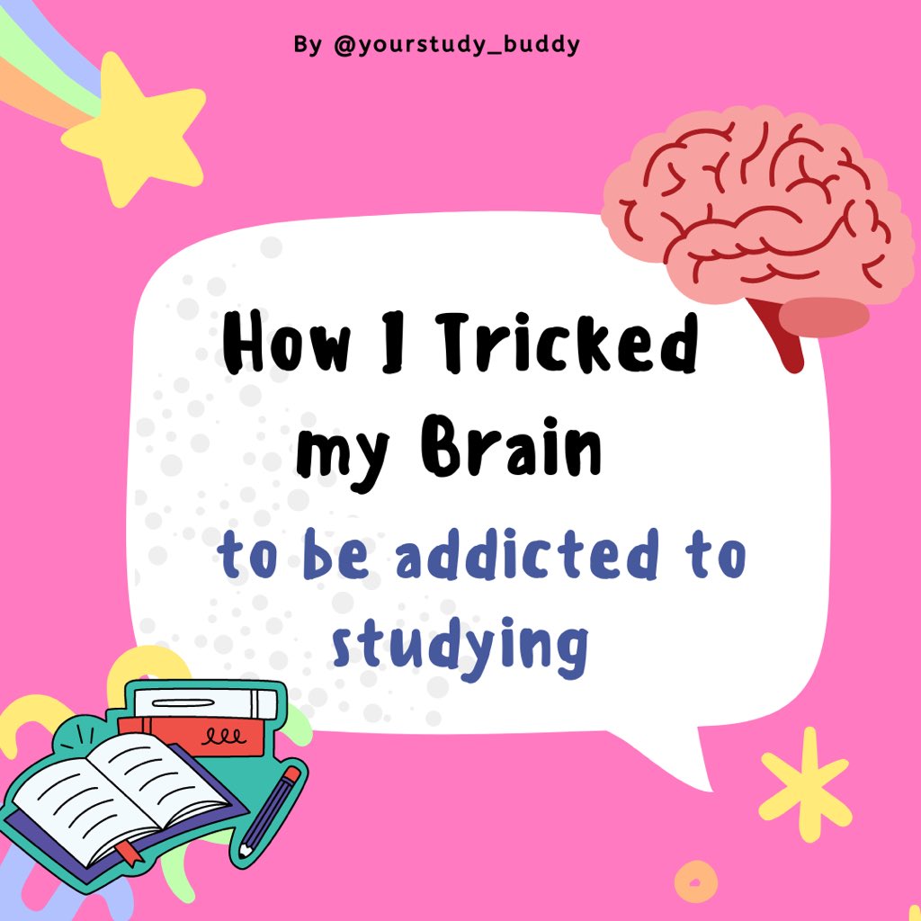 🎯💡 Tips nge-trick hormon otak kamu supaya kamu ngerasa lebih enjoy belajar! 📚

A thread

#studytwt #studytips