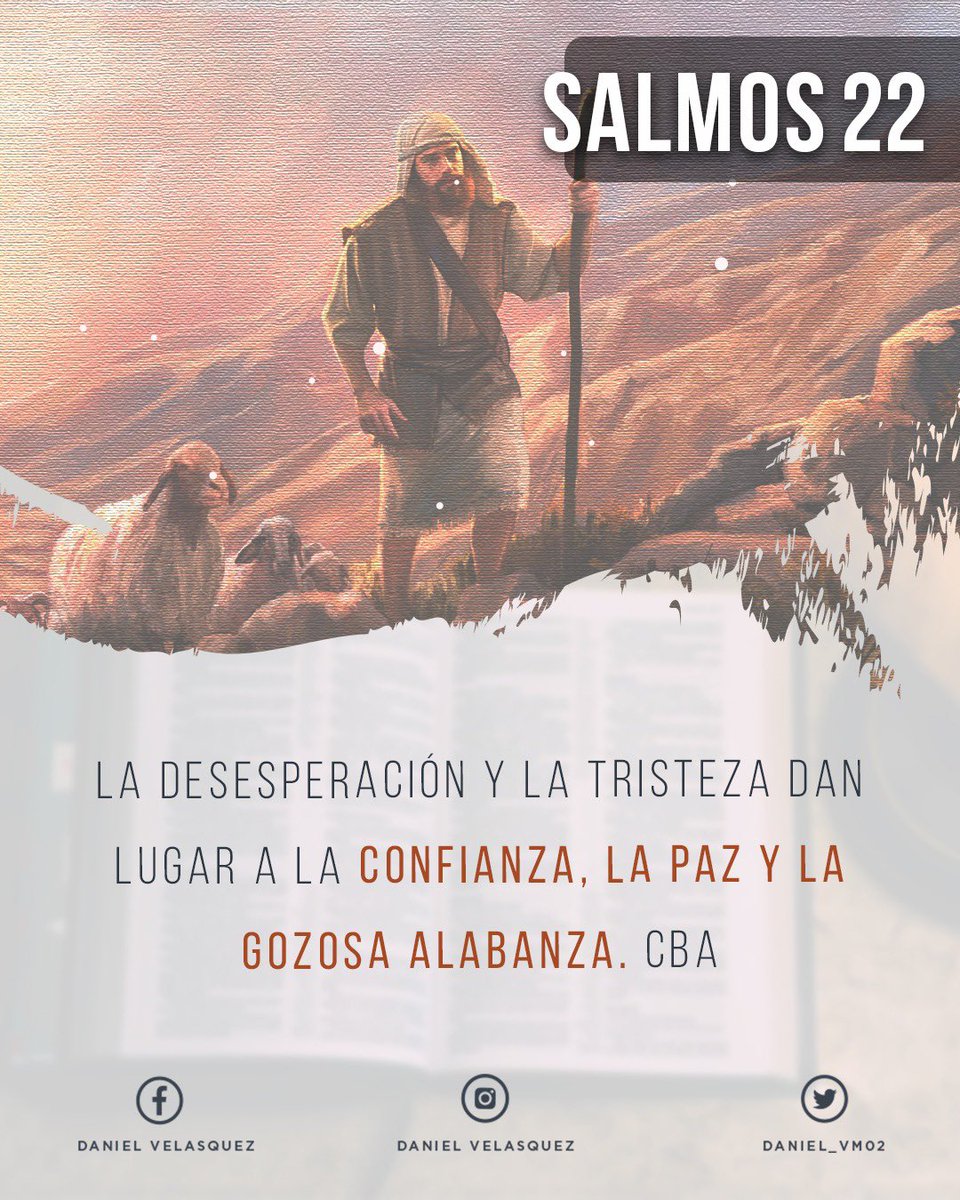 #RPSP#Salmos22
21 Sálvame de la boca del león, Y líbrame de los cuernos de los búfalos.
#RPSP #salmos22 #primeroDios
<a href="/AdventistasUPS/">Adventistas Perú - UPS</a> 
<a href="/Adventistas_MLT/">Misión Peruana del Lago Titicaca</a> 
<a href="/JOELGUIMAC/">JOEL GUIMAC  TAFUR</a> 
<a href="/Niltonacuna/">Nilton Acuña H.</a>