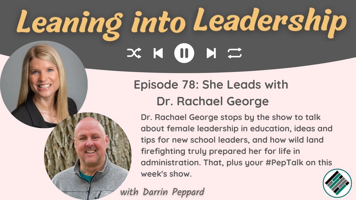 This week on Leaning into Leadership I’m talking with @DrRachaelGeorge about female leadership, her book “She Leads”, and how being a wildland firefighter prepared her for school leadership

Get it here 👇👇 or where you get yours #LeadershipMatters 

player.captivate.fm/episode/d6be4d…