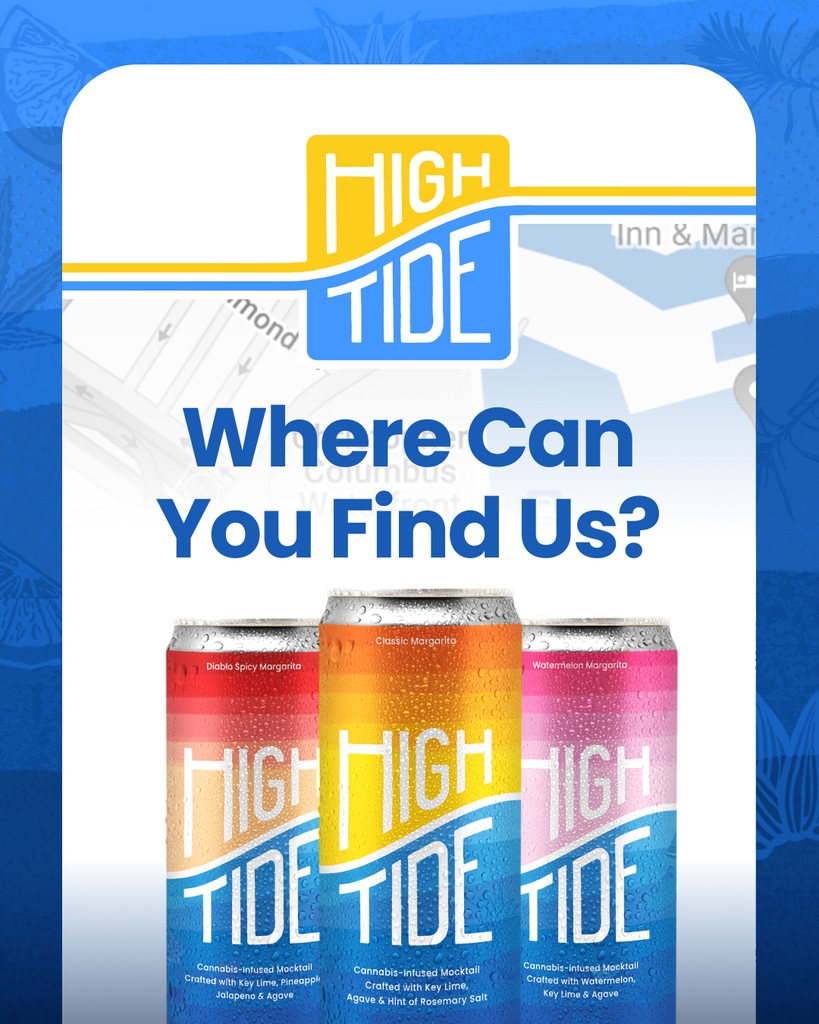 hightidedrinks's tweet photo. We know you've been thinking about trying HighTide... so here's where to find us! 📍🤩 #hightide
-⁠
-⁠
#infusedbeverage #infusedbeverages #margarita #margaritas #beverage https://t.co/7cLIdIdD3k