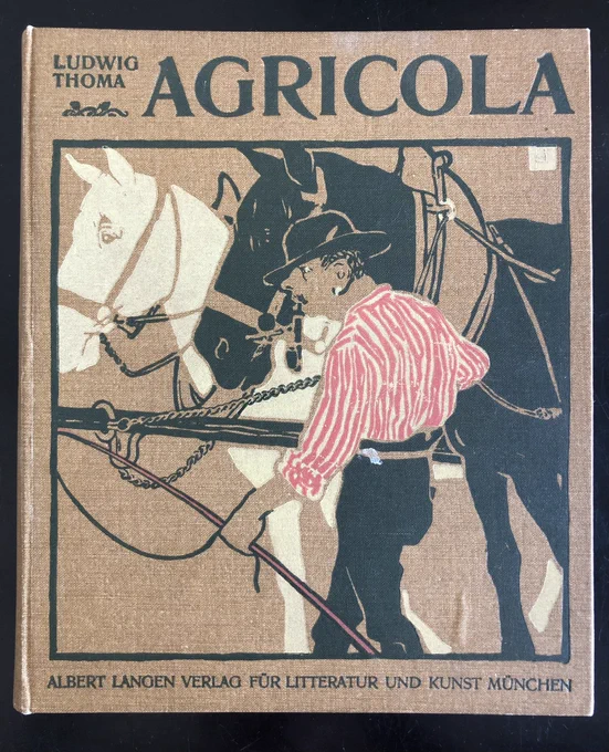 Bruno Paul on « Agricola », Ludwig Thoma, 1906