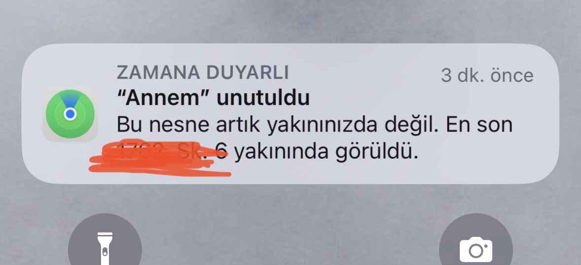 Airtag’i nasıl isimlendirdiğinize dikkat etmeniz lazım. Yoksa böyle bildirimler gelebiliyor.