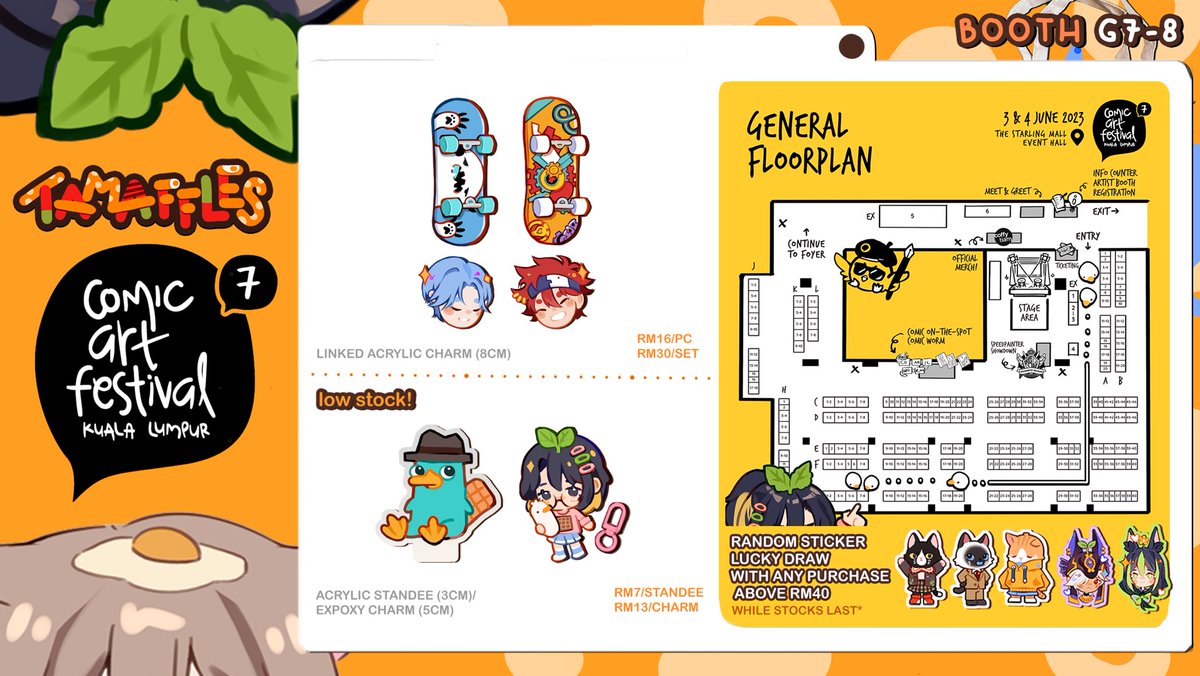 Retweets appreciated 💖

My catalogue for #cafkl !
I'll be boothing with @akinerui ^^