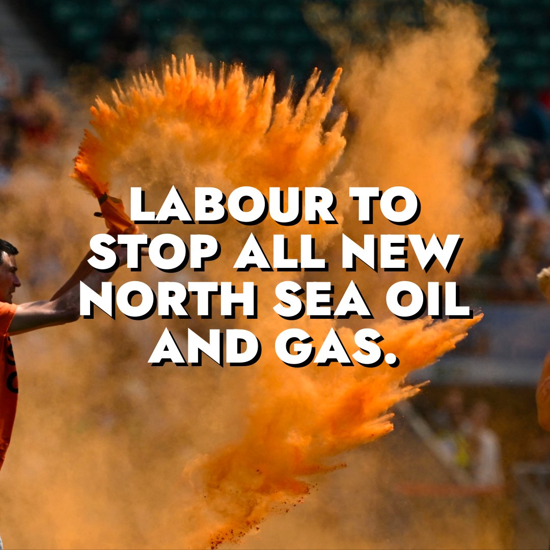 🚨 BREAKING: Labour to announce it will stop all new North Sea oil and gas.

💬 A @Labour source said to The Times:
– new licenses “do nothing to cut bills” + “undermine energy security”
–  new investments in renewables will create 500,000 new jobs.

🦺 Direction action works.