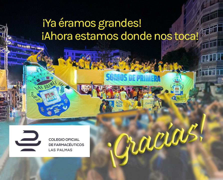 coflaspalmas's tweet photo. El #ascenso de la @udlaspalmasoficial pone un broche de oro a una temporada espectacular del deporte de la provincia de #laspalmas. El #equipillo nos lleva a primera, el @c.b._gran_canaria nos trajo el primer título europeo y busca la sorpresa en cuartos de final del #playoffs https://t.co/6ZVBXoGQ0n