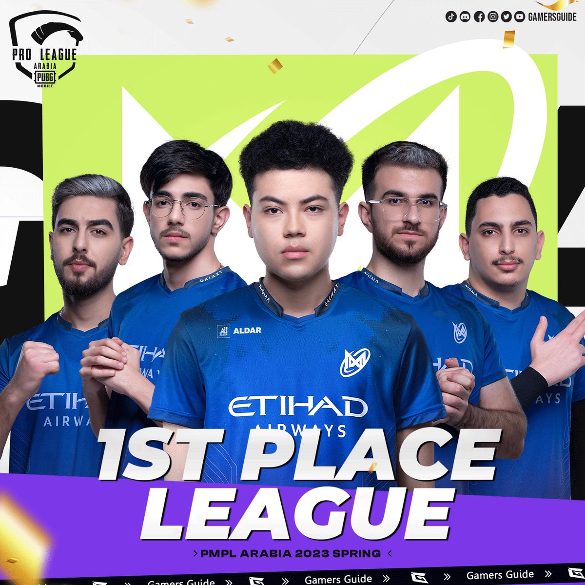 1st PLACE 🥇

رسمياً فريق ngx يحسم صدارة مرحلة LEAGUE من منافسات PMPL Arabia ربيع 2023 🤩

هل يستطيع الفريق التتويج باللقب، شاركنا رأيك في التعليقات! 💜

#pmpl #pmplarabia
#pubgmobile #gamersguide