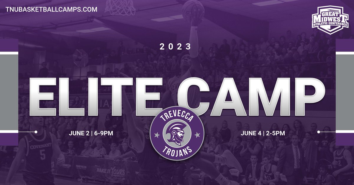 🚨Elite Camp is less than 1 week away!🚨

Come experience what Trevecca has to offer as well as giving yourself an opportunity for a college roster spot!
📕🌳🌇

#TheNewStandard #DefendTheHill #LiveYOURLegacy

🔗 tnubasketballcamps.com