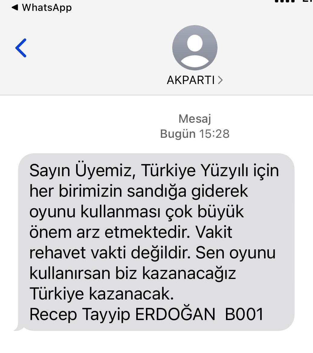 Bakalım Kılıçdaroğlu’na yasak getiren BTK bu mesaja işlem yapabilecek mi? (Rehavet kısmını siz yorumlayın)