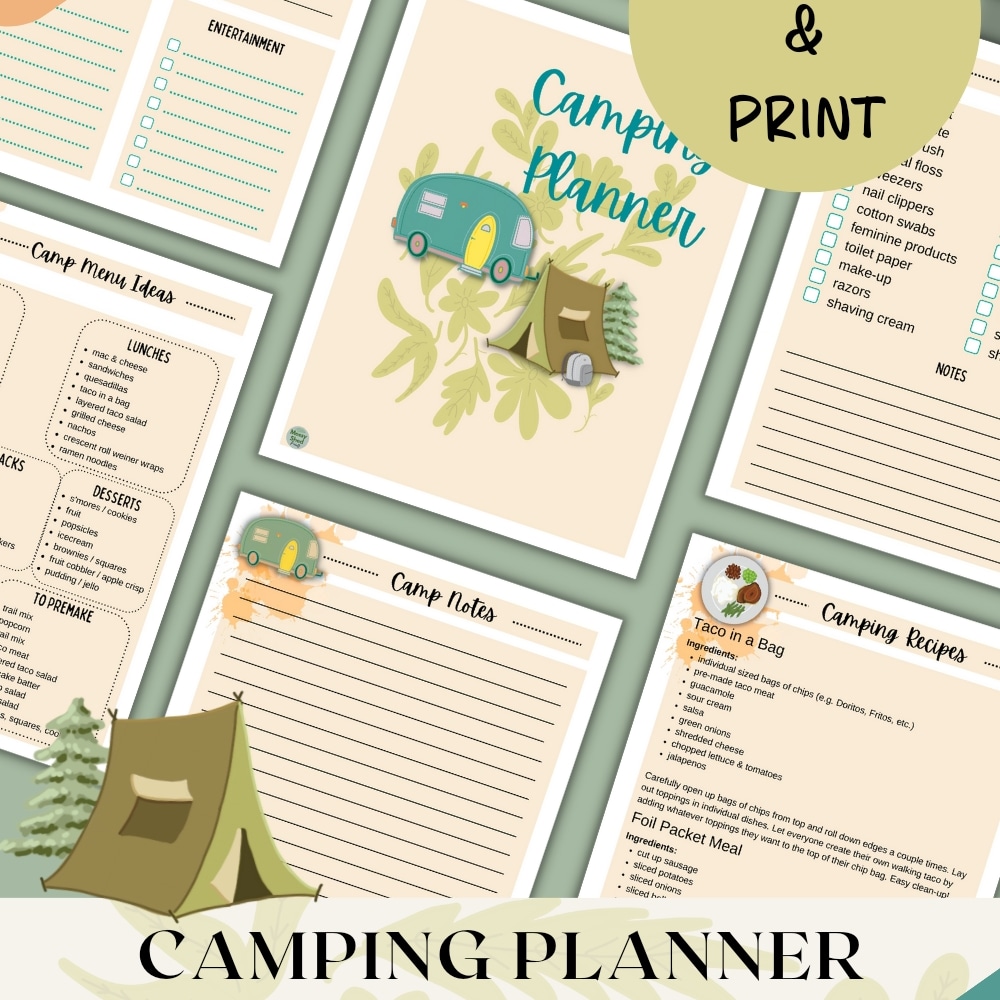 Camping Planner - download & print. Checklists, menus, recipes & more!
etsy.com/listing/144465…
#campingtrip #campinglist #campingmenu #campingrecipe #rvlist #rvtrip #rving