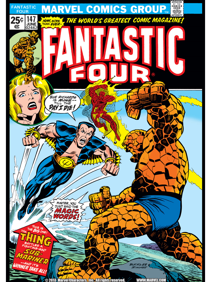 Classic Marvel Comics on Twitter "Fantastic Four 147 cover dated June