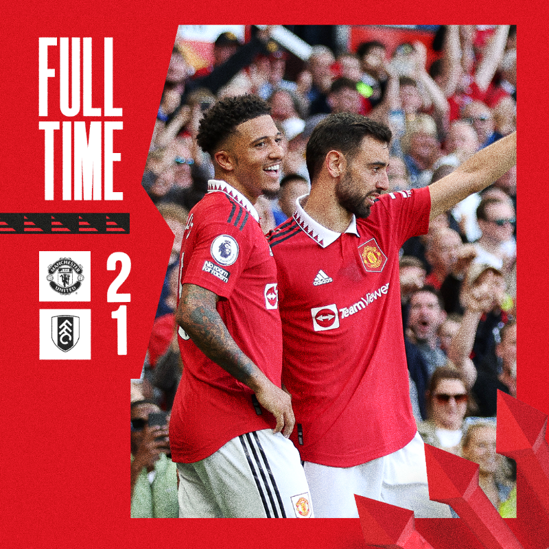 ManUtd's tweet photo. Signing out of our #PL season with all three points! ✅

#MUFC || #MUNFUL