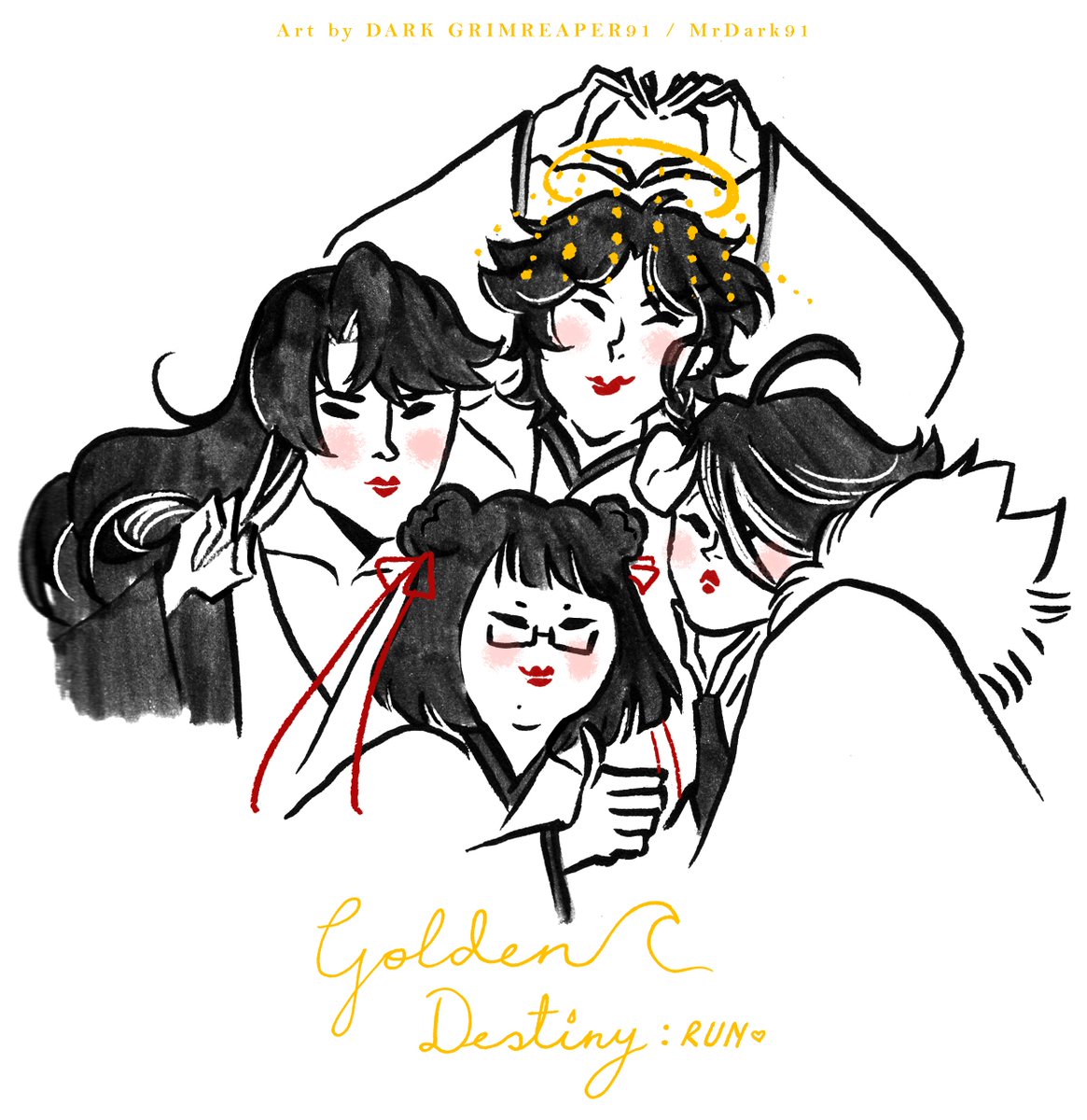 MrDark91_art's tweet photo. Golden Destiny : Run💛 thread🧵
aka The PissVerse✨
Ft. Me, @haiseydays, @SkyTsui, @Minku_MuZi
I'll slowly make other threads to store my artwork in this acc in the future!
#GoldenDestiny #GoldenDestinyRun #GDRun #oc #original #MrDark91art https://t.co/WdNWW0XqVv