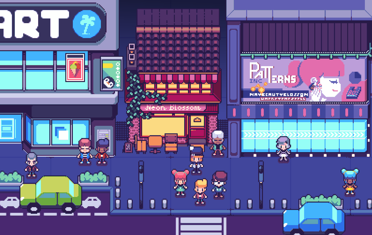 An early first look at VON's visuals by our pixel artist <a href="/Vryell/">Gabi</a> !!