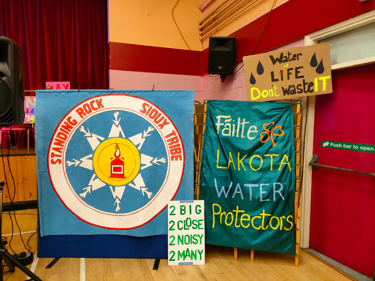 PBresnihan's tweet photo. Such a powerful, beautiful couple of days with Lakota Water Protectors, Leitrim Water Protectors, @CAIM_network &amp; @sli_eile_ in Manorhamilton &amp; Rossinver @organiccentreie 

Was so full of warmth, humour, hope, connection &amp; a deep sense of what it is we fight for #MakingRelatives https://t.co/vRL8wHjZIu