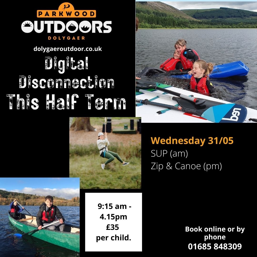 Coming Wednesday we have a half-term special plan with a Stand Up Paddle Boarding session in the morning and a Zip Wire & Canoe session in the afternoon. Book your slot now in the Digital Disconnection program with the direct link below
Wednesday 31st May:
fareharbor.com/parkwoodoutdoo…