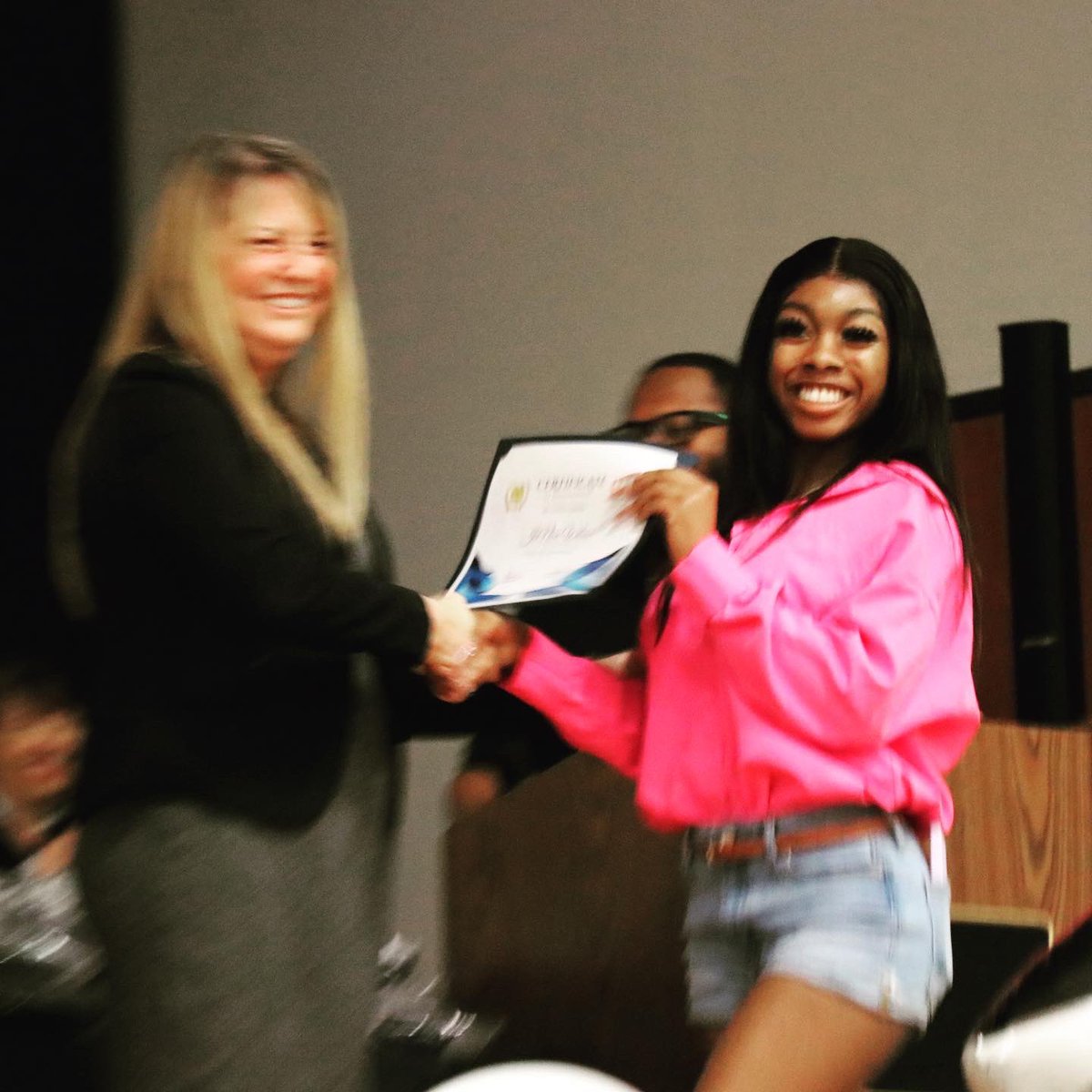 HaisPto's tweet photo. HAIS Senior breakfast: Class of 2023 students receiving AVID awards  @haisechs https://t.co/8HXS9cPJdU