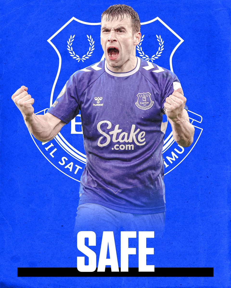 LivEchoEFC's tweet photo. EVERTON ARE SAFE! #EFC https://t.co/wDWGIfNfiM