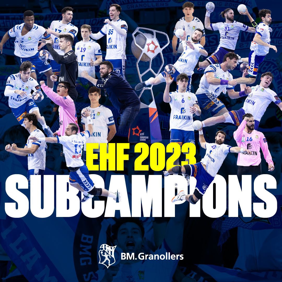🏆 Orgullosos de ser subcampions de la <a href="/ehfel_official/">EHF European League</a> ! 🥈

⚔️<a href="/FuechseBerlin/">Füchse Berlin</a> 36-31 Fraikin BM Granollers

🏆 FINAL - <a href="/ehfel_official/">EHF European League</a> 
🏟️ Campushalle, Flensburg 🇩🇪 

#BMGSHOWTIME
#OrgullBMG ⚪🔵️