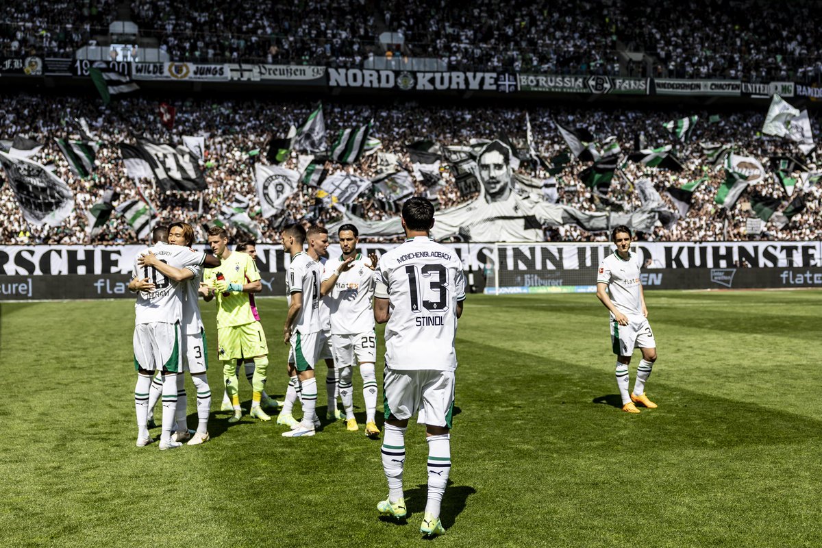 DANKE 🙏🏼🖤🤍💚!!! Ein perfekter Abschluss! Es war sensationell gestern im Stadion! Besser hätte ich es mir nicht erträumen können! #borussia #abheuteeinfachnurnochfan