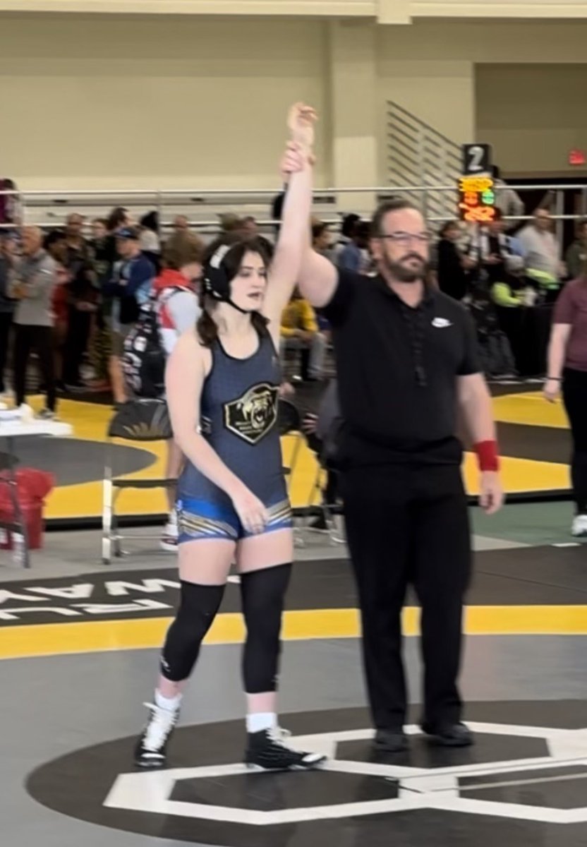 ladyeaglewrest1's tweet photo. Congrats to Luccia Lordo who is the 152lbs. 16u freestyle state champ! @BWHS_Athletics https://t.co/QLnZr8U9nw