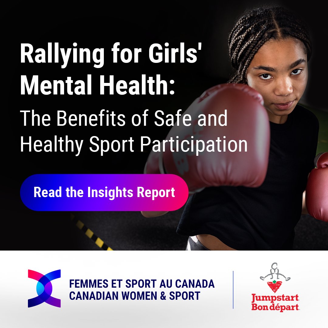 Jumpstart is proud to support the research @WomenandSportCA have done, which focuses on the benefits of safe and healthy sport participation for young girls. Read the report at bit.ly/3N0MUBa.