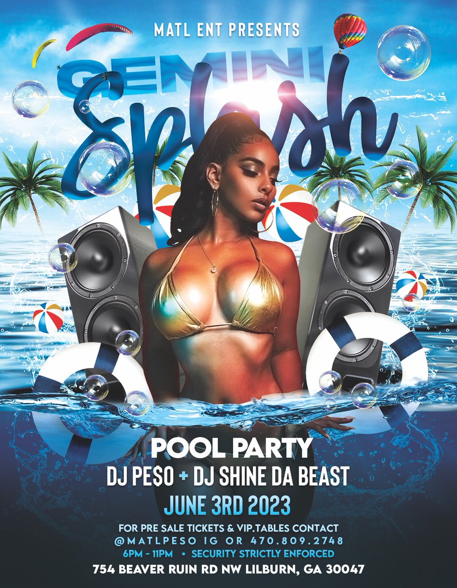 Matlpeso's tweet photo. This Saturday 💦Pop out with the vibes 💚 https://t.co/5ZuPf5V8ef