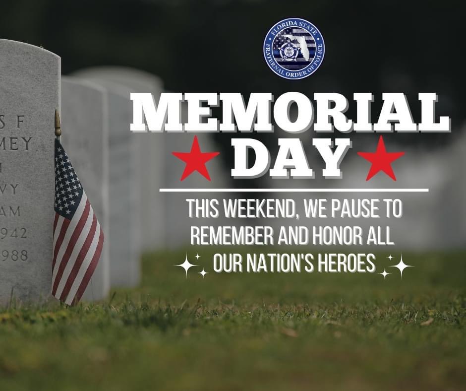 FOPFL's tweet photo. We will never forget our Nation's heroes and the sacrifice they made! 🇺🇸💔 #flfopstrong https://t.co/uDAG5rlElo