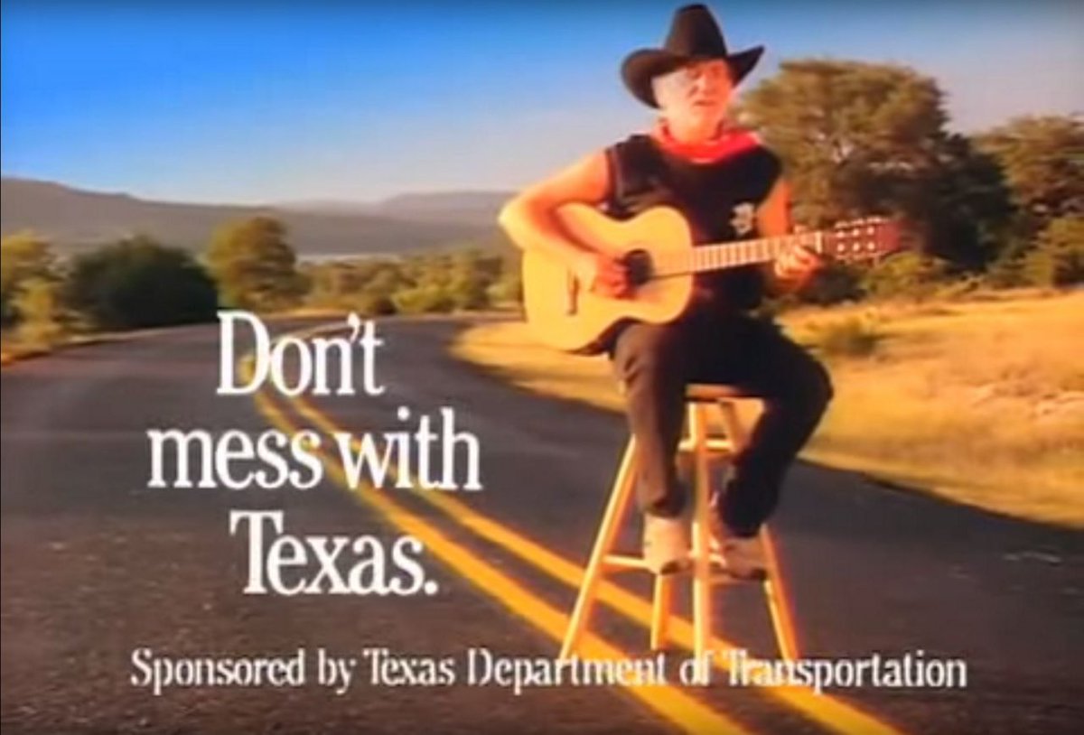 In 1985, Texas was spending over $20 million A YEAR to clean up their state highways.

After years of failed efforts to fix the problem, the state government decided to enlist the help of a local ad agency.

Here's how 'Don't Mess with Texas' solved the Texas trash crisis 🧵
