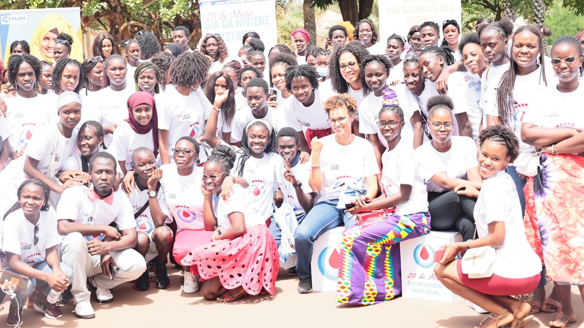 PlanGnb's tweet photo. #Plangnb celebrates Menstrual hygiene day with over 200 young girls and boys from different regions of the country.The youths took part in discussion on Menstrual hygiene and sexual and reproductive health issues.
#MenstrualHygieneDay https://t.co/9A2LHVg705