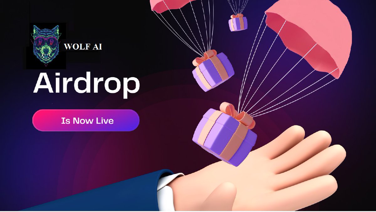 🚀 Wolf AI -The leading AI video creation platform 🔥
Airdrop is Live 🚀  Airdrop : Wolf AI
👇👇👇
t.me/WolfAI_Airdrop…
💰 Value: $20 $WOLF
🏆 Winners: 30,000
👥 Per Referrals: $5 $WOLF
📋 Contract: BSCscan
📅 End Date: 7th June, 2023
For more details aiwolf.co