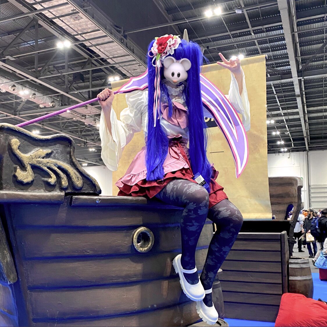 eringirii's tweet photo. Erika Furudo cosplay at comicon 🐁
#Umineko 💙 https://t.co/8D1RIyk3hF