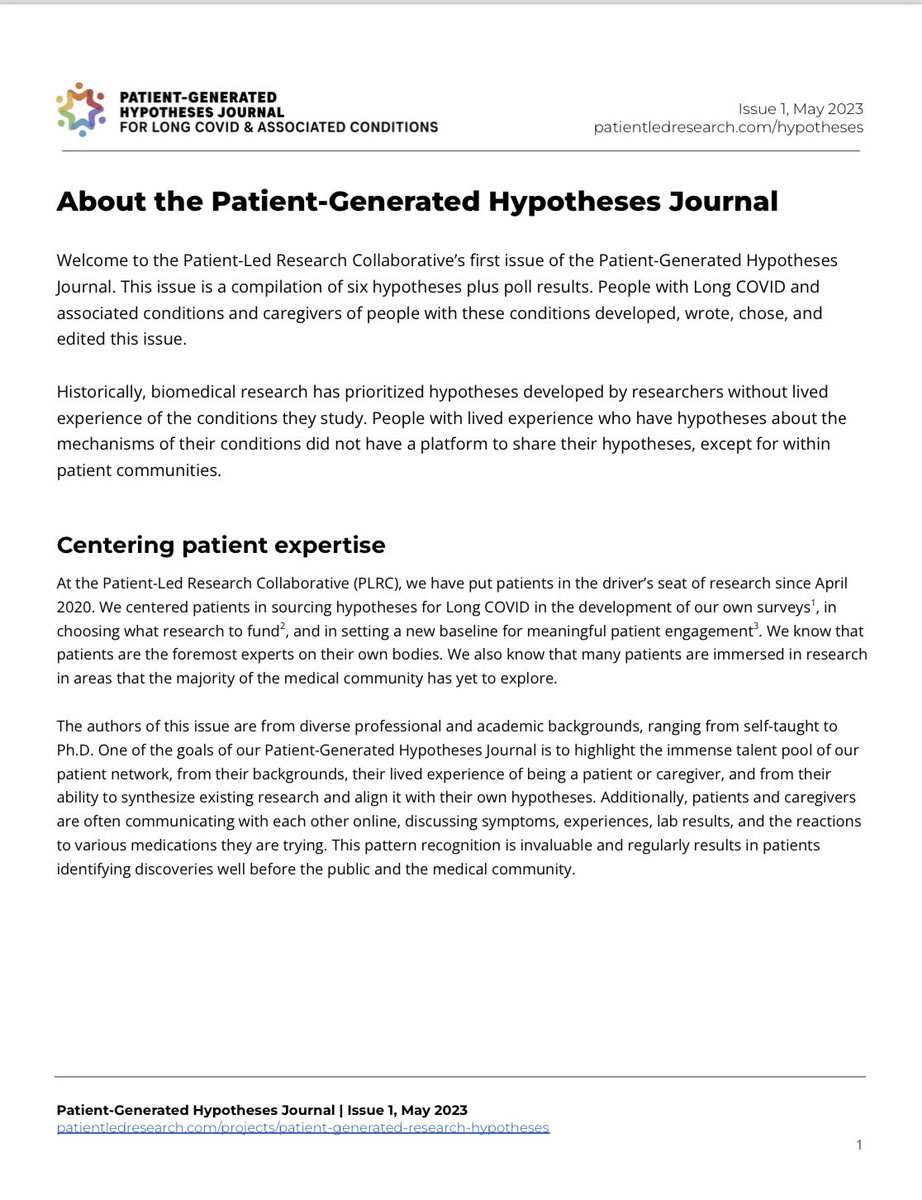 This is how we inspire revolutionary change and make this ALL different.

REIMAGINE what is possible ♥️

This world wasn’t built for us but we can rebuild one that centers patients and recognizes the humanity of healthcare professionals to enrich care.

patientresearchcovid19.com/patient-genera…