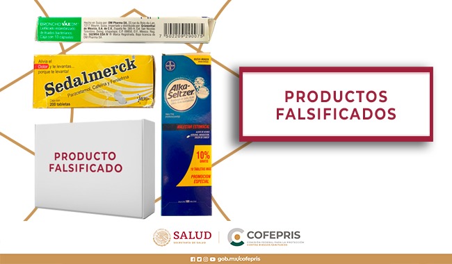 COFEPRIS's tweet photo. Cofepris emite alerta sobre falsificación de cuatro medicamentos: Pentrexyl, Broncho-Vaxom, Alka Seltzer y Sedalmerck. #CofeprisTeProtege

👉https://t.co/huprenDfev https://t.co/x7UP1VOkWL