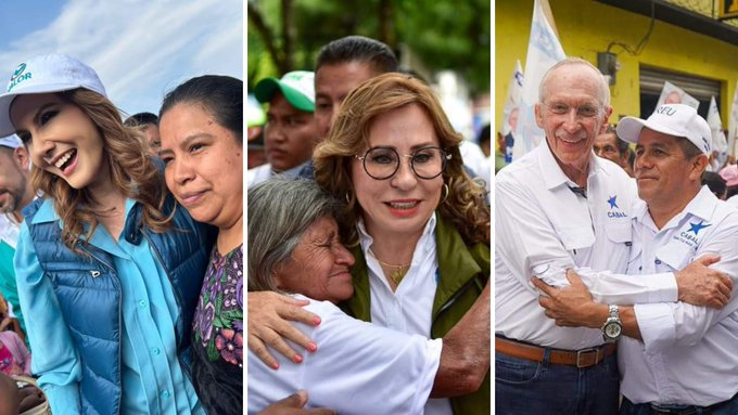 En esta foto de La Hora, estos candidatos abrazan no mirando a su interlocutor sino para otro lado, reflejo de  que la vida de la gente les importa un comino. Su sonrisa es cínica, su abrazo hipócrita y su actitud clientelar y populista. Esta tríada representa  más de los mismo.