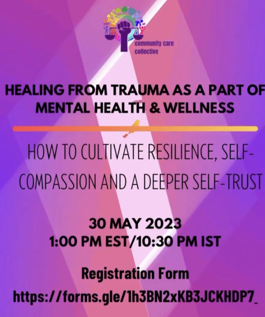 Join us for a Community Care Collective session to round out #MentalHealthAwarenessMonth on healing from trauma & resilience building ❤️

This session builds on essential work of our Black feminist ancestors, bell hooks & Audre Lorde

🗓️ May 30, 10am EST

docs.google.com/forms/d/e/1FAI…