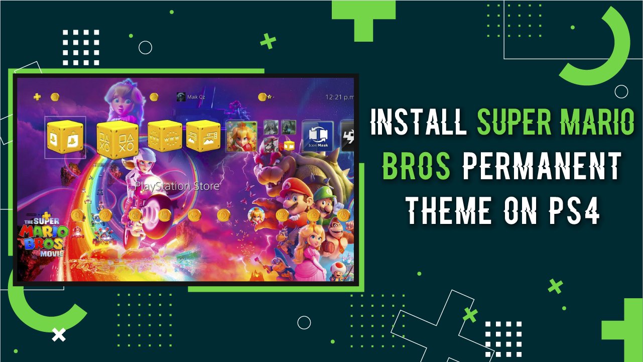 VicianaLab on X: Install Super Mario Bros Permanent Theme On PS4