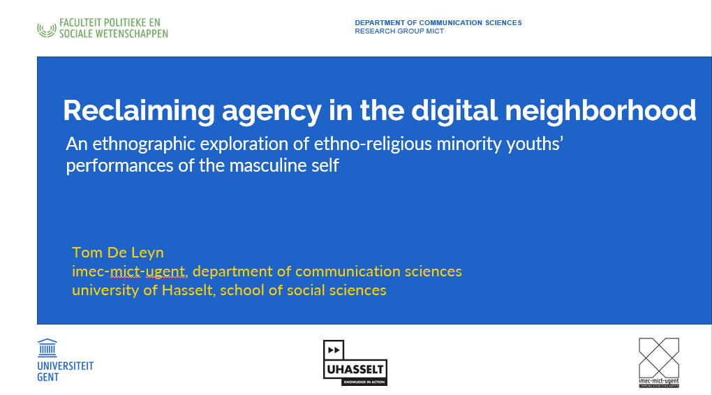 Happy Sunday #ica23! I will be talking about the last chapter of my dissertation on minoritized youths' self-presentation practices today at 3pm in the Birchwood Ballroom. @ICA_CAT @imec_mict_UGent @SSW_UHasselt